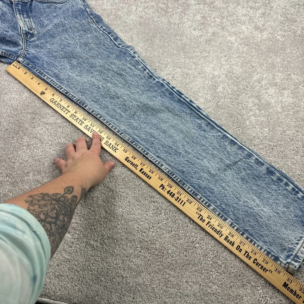 Vintage‎ Levi Jeans Student 28x32 Orange Tab Acid Wash Made In USA